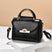 Women's handbag leather elegant buckle decoration travel crossbody
