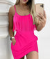 Women's mini dress matching pockets, casual, straight and printed