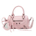 Women's  handbag pillow pompom tote shoulder strap