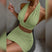 Elegant Halter Lace-Up Top And Pleated Skirt Set for Women