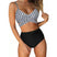 Women's swimwear Bikini sets 2 pieces elegant print push-up waist
