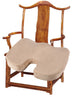 Memory foam lumbar and back support cushion