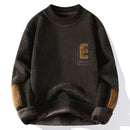 Men’s Knitted Sweater Pullover  Plus Fleece Thick Warm Winter