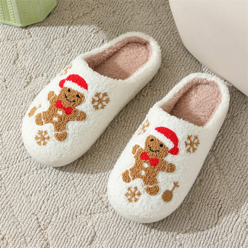 Women's slippers Christmas elegant snowflakes  non-slip