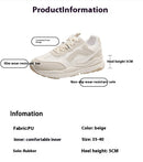 Women's Sneakers casual sports lace-ups elegant comfortable