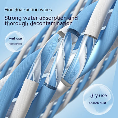 Special Window Cleaning Tool Water Jets and Squeegee for Household Cleaning - 0