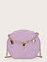 Women's bag round messenger elegant embroidered crossbody chain