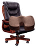 Memory foam lumbar and back support cushion