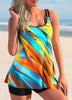Women's swimsuit Tankini split elegant large size