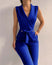 Women's Jumpsuit Elegant Slim Sexy Sleeveless Lace Up with Pocket