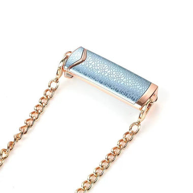 Buy gold-blue Universal Crossbody Phone Lanyard with Detachable Chain and Back Clip