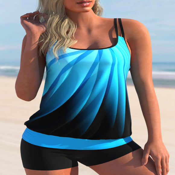 Women's Tankini Set Vibrant Elegant stretchy comfortable