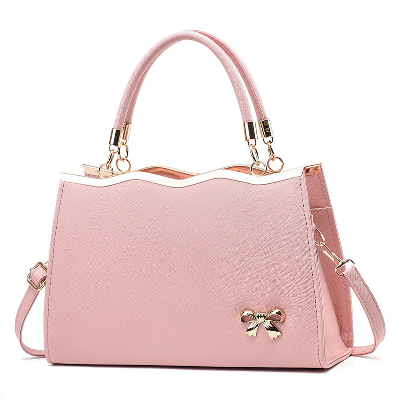 Women's handbag with bow tie crossbody  messenger bag