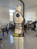 Women's swimwear one-piece elegant ethnic print-5