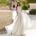 Beach Wedding Elegant Dress Lace Sleeveless Bridal Gown