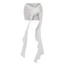 Women's swimwear one-piece elegant short skirt hollow