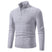Men's Sweater Pullover Knit Elegant Casual Slim Fit Mock Neck Zipper