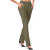 Women's Flared Pants, Slim Fit, Flowy Trousers, High Waist, Office