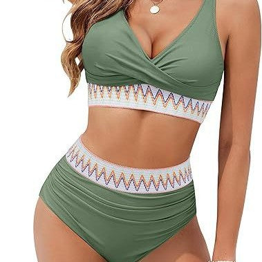 Women's swimwear Bikini 2 pieces elegant split