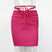 Women Sexy Lace Up Ruched Pencil Skirt Drawstring Tight Mini Skirt