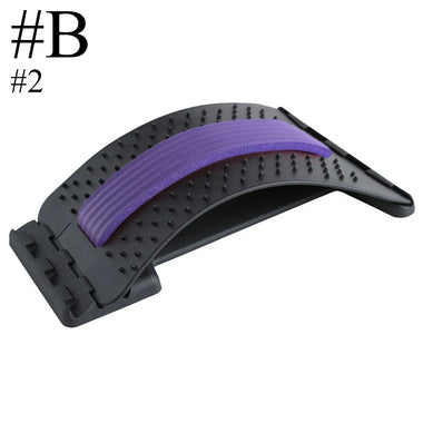 Buy style-b-purple Magnetic Back Stretcher Massage Corrector For Pain Relief And Posture