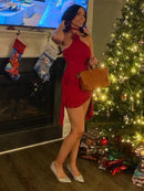 Mini robe moulante élégante et sexy décolleté dos nu -7