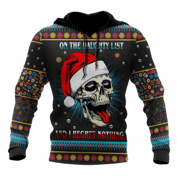 Men’s Christmas Hoodie Sweatshirt Elegant 3D Print Long Sleeve Streetwear