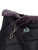 Women’s Ankle Boots Elegant Waterproof Snow Boots Outdoor Comfortable-13