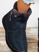 Women’s Ankle Boots Elegant Waterproof Snow Boots Outdoor Comfortable-11