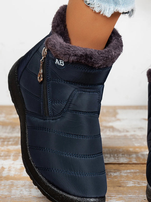 Women’s Ankle Boots Elegant Waterproof Snow Boots Outdoor Comfortable