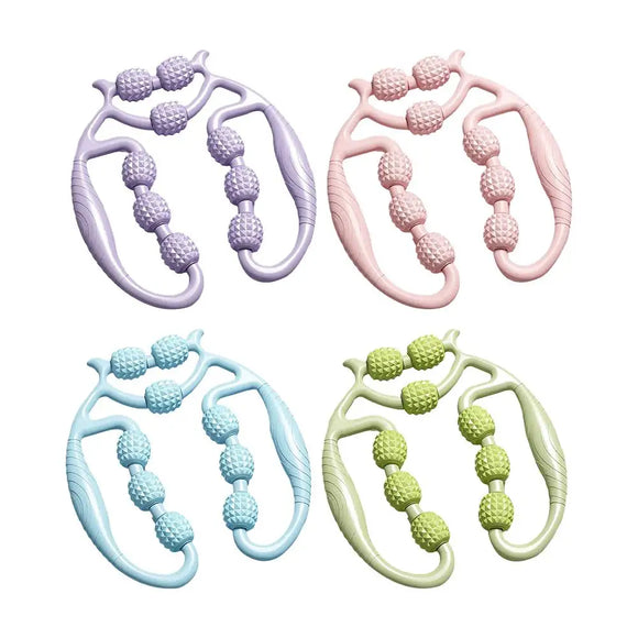 Circular Leg Clips Thigh Massager – Yoga Roller Muscle Relaxation Wheel