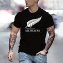 Men's T-shirt Elegant Loose Fit Round Neck Casual Printed Sportswear