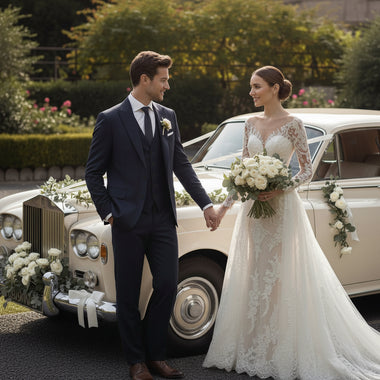 Catherine Custom Made Mermaid Wedding Dress Luxury Detachable Train