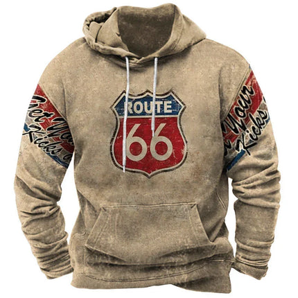 Buy lm202591yjq92 Men's Hoodie Streetwear Vintage 3D Printed Casual Oversized Sweatshirt