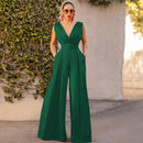 Women's Jumpsuit Elegant Slim Fit Loose Wide Leg Casual Chic-11