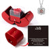 To My Love Eternal Rose Necklace Gift Red Apple Jewelry Box