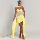 Women's Sexy Mini Dress Strapless Off Shoulder Backless Ruched Draped-9