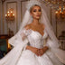 Olympe Custom Made Princess Corset Wedding Dress Luxury Ball Gown
