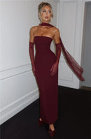 Sexy Maxi Dress Elegant Off Shoulder Backless Evening Party Dress