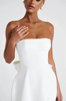 Women's Sexy Short Dress Strapless Beaded Backless Elegant Off Shoulder-10