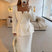 Women's Set Skirt Two Piece slim long sleeves Suit