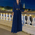 Jumpsuit Sequins Slim High Waist Belted Party Romper