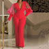  Women's Wedding Jumpsuit Sequin Bodycon Long Sleeves