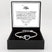 My Daughter Birthday Infinite Heart Bracelet Symbol Hollow Heart Gift