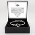 My Daughter Birthday Infinite Heart Bracelet Symbol Hollow Heart Gift