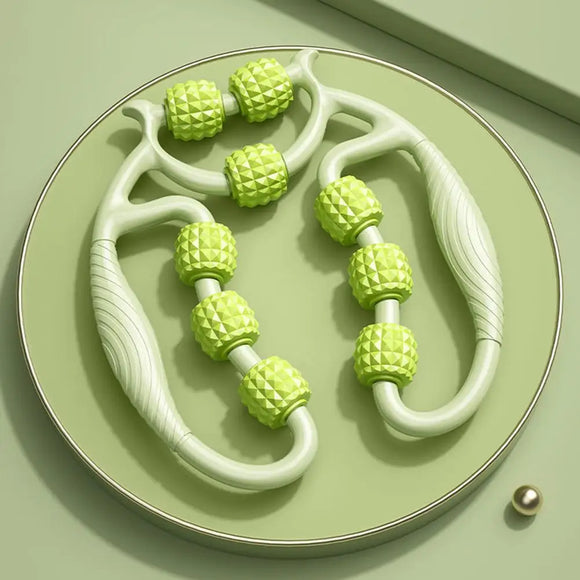 Circular Leg Clips Thigh Massager – Yoga Roller Muscle Relaxation Wheel