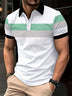 Men's Polo Shirt Elegant Trendy Stitch T Shirt Stretch Comfy Short Sleeves