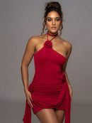 Mini robe moulante élégante et sexy décolleté dos nu -11