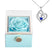 For Girlfriend Rotating Rose Necklace Gift box Jewelry With Flower