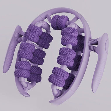Buy violet 360°Yoga Leg Roller Massager Slimming Legs Muscle &amp; Pelvic Trainer Tool